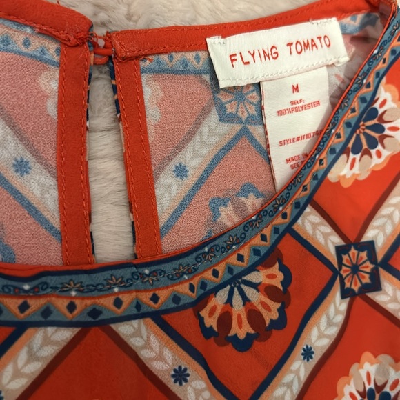 FLYING TOMATO blouse in size M - Picture 2 of 11